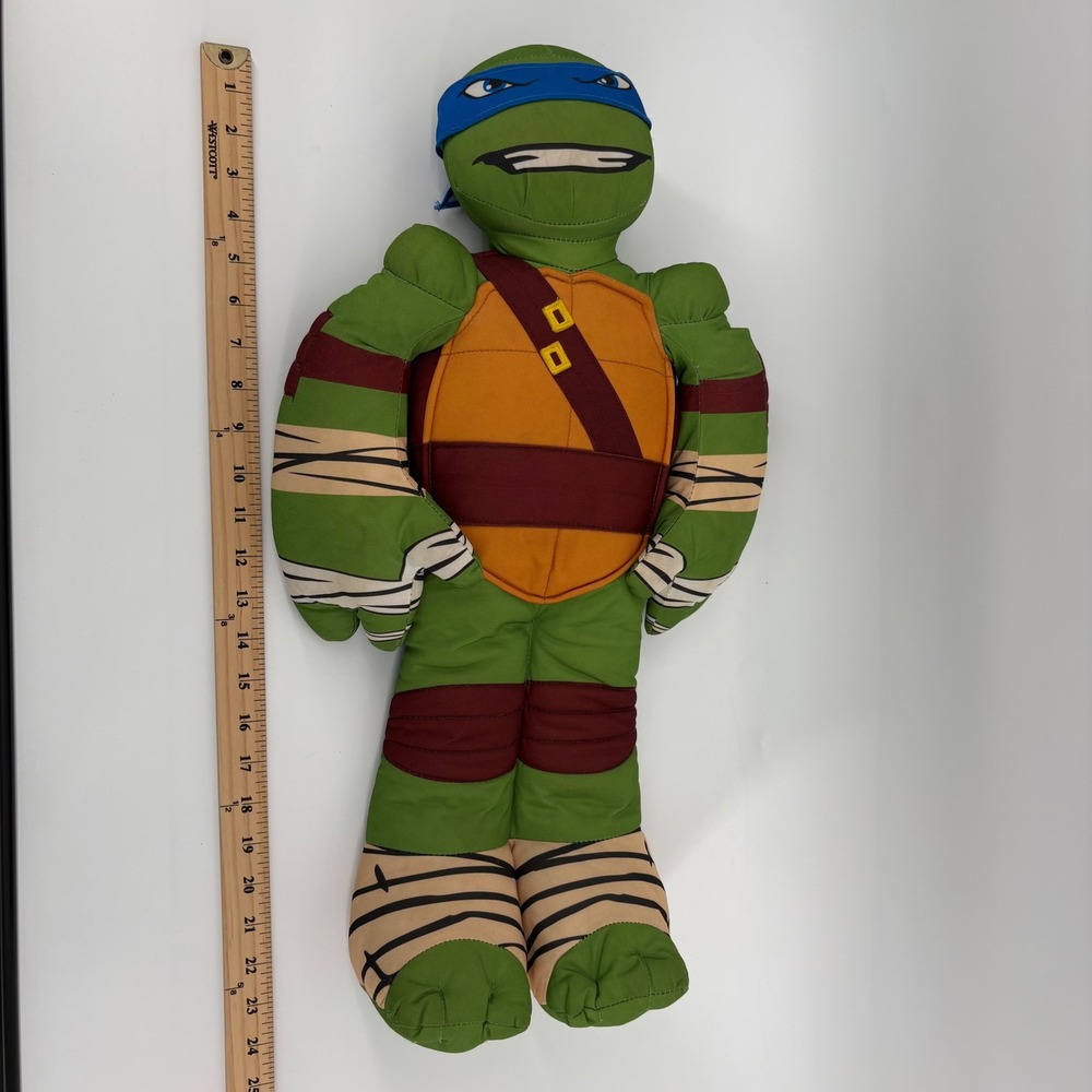 Nickelodeon Teenage‎ Mutant Ninja Turtles Leonardo Plush Toy Stuffed Animal - Picture 5 of 6